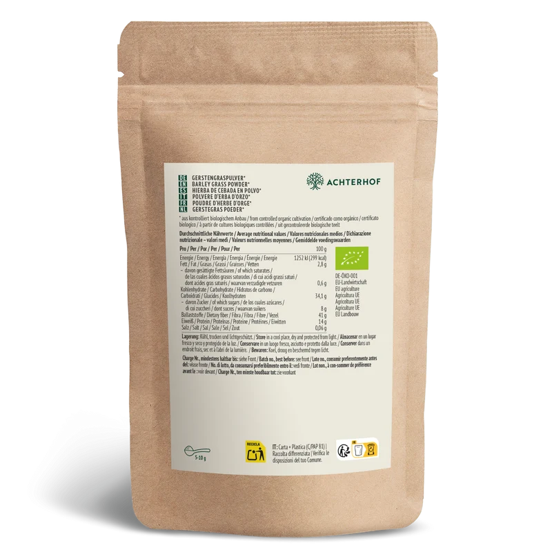 Gerstengras Pulver Bio (500g)