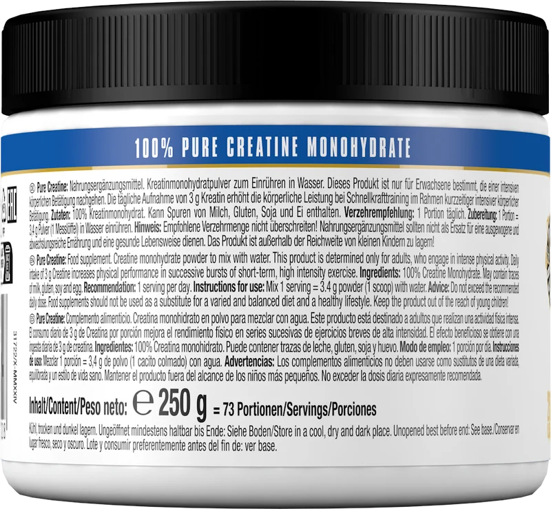 Pure Creatine Creapure® (250g)