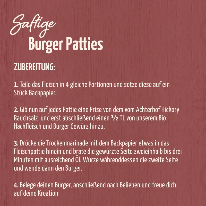 Burger Gewürzzubereitung Bio (52g)