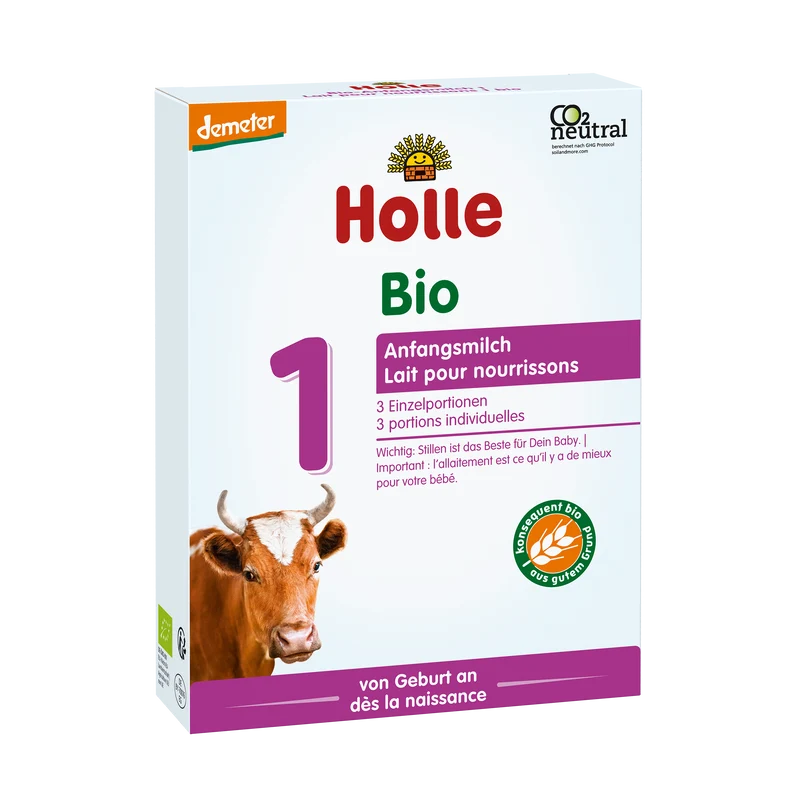Bio-Anfangsmilch 1, von Geburt an, Portionsbeutel (3x20g)