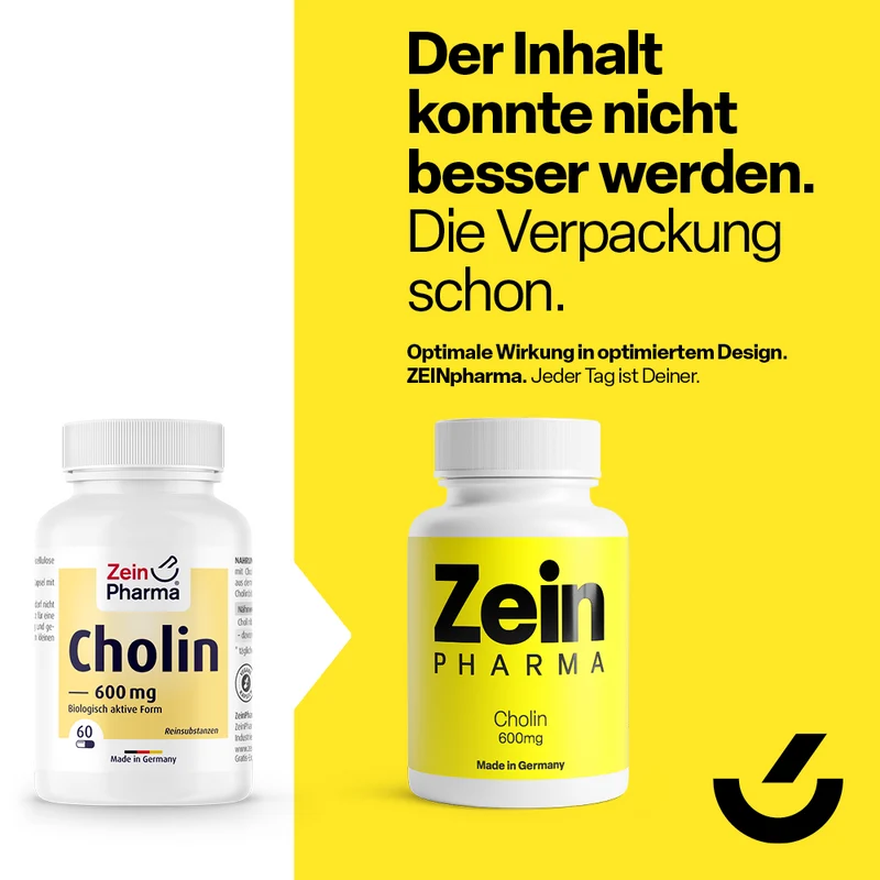 Cholin Kapseln 600mg (60 Kapseln)