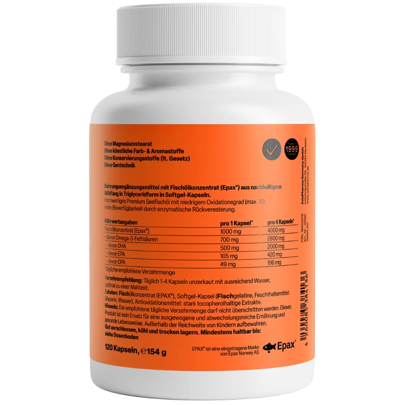 Omega 3 Gold - Brain Edition (120 Kapseln)