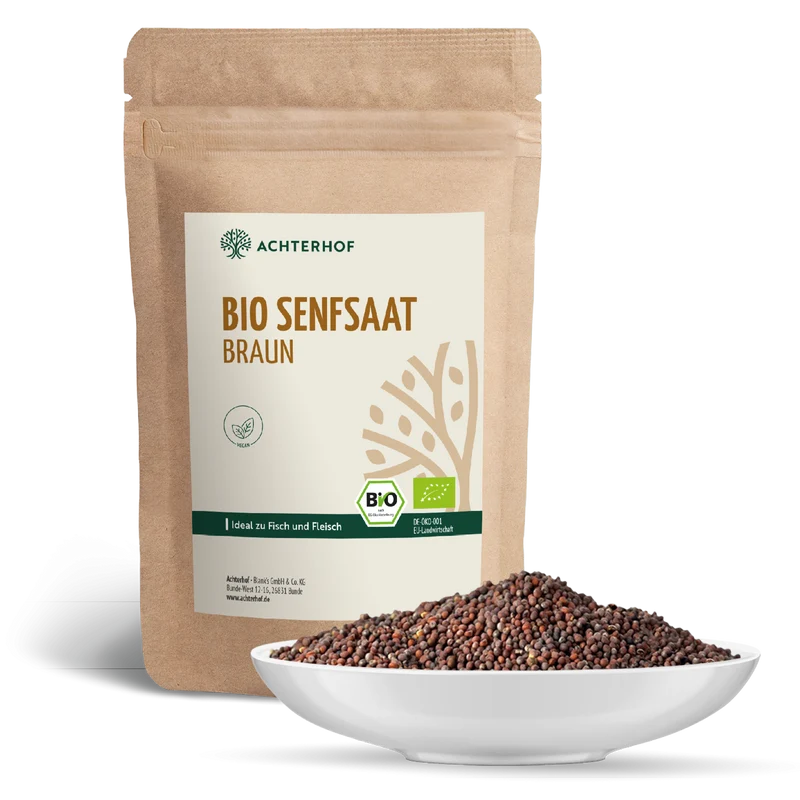 Senfsaat braun ganz Bio (1000g)