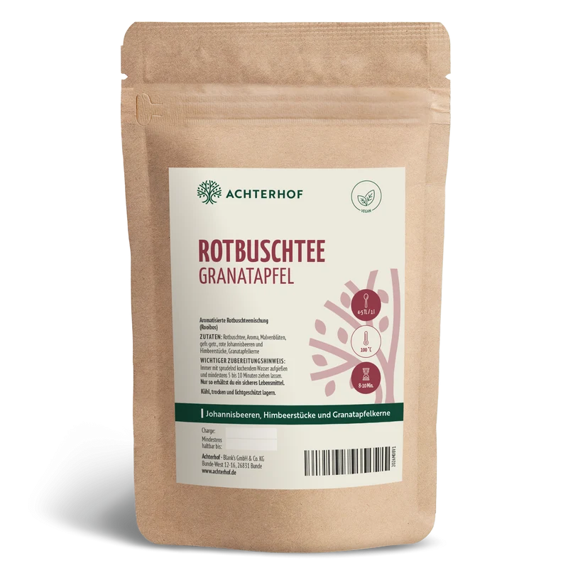 Rotbuschtee Granatapfel (250g)