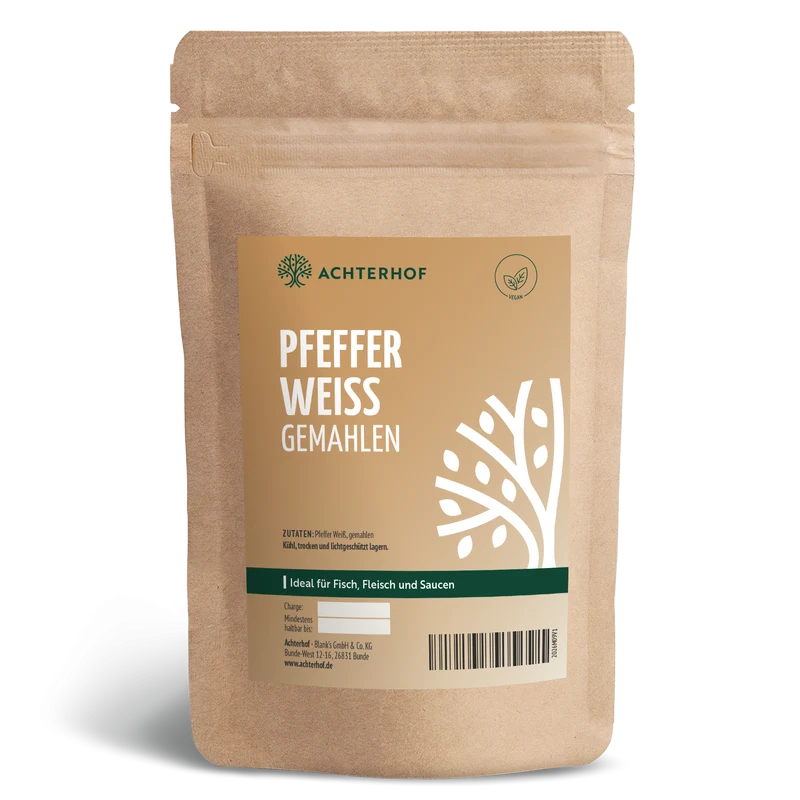 Pfeffer weiß gemahlen (250g)