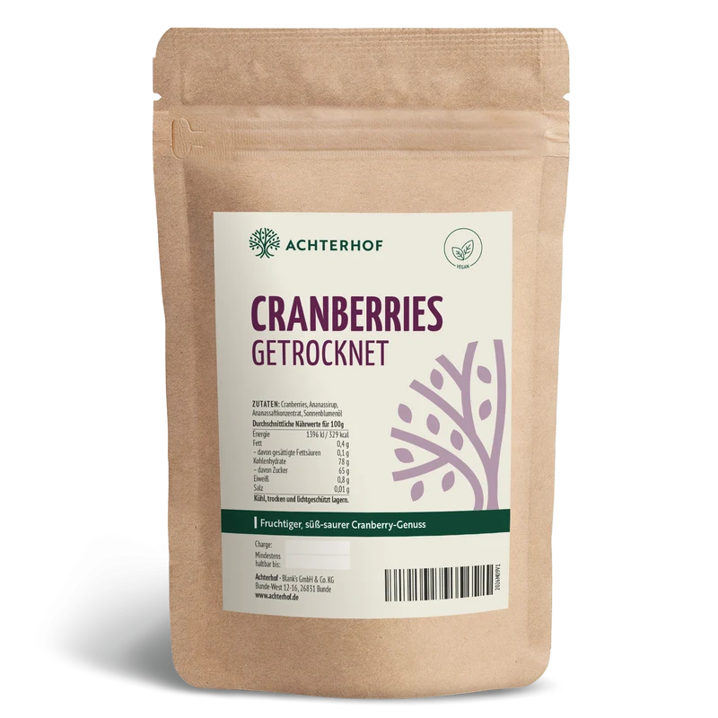 Cranberries getrocknet & gesüßt (1000g)