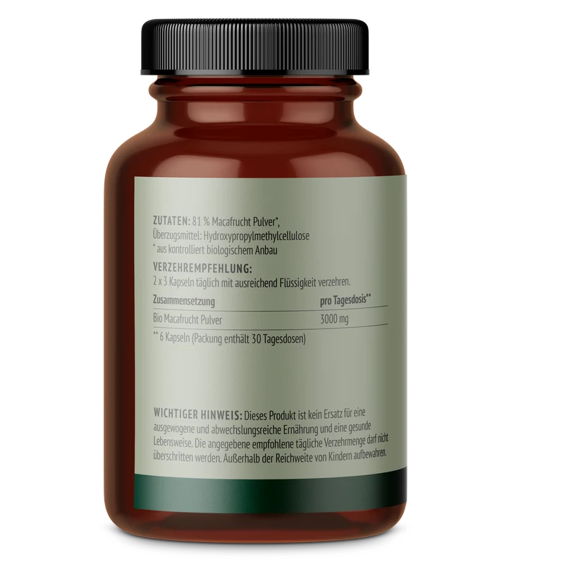 Maca Kapseln Bio (180 Kapseln)