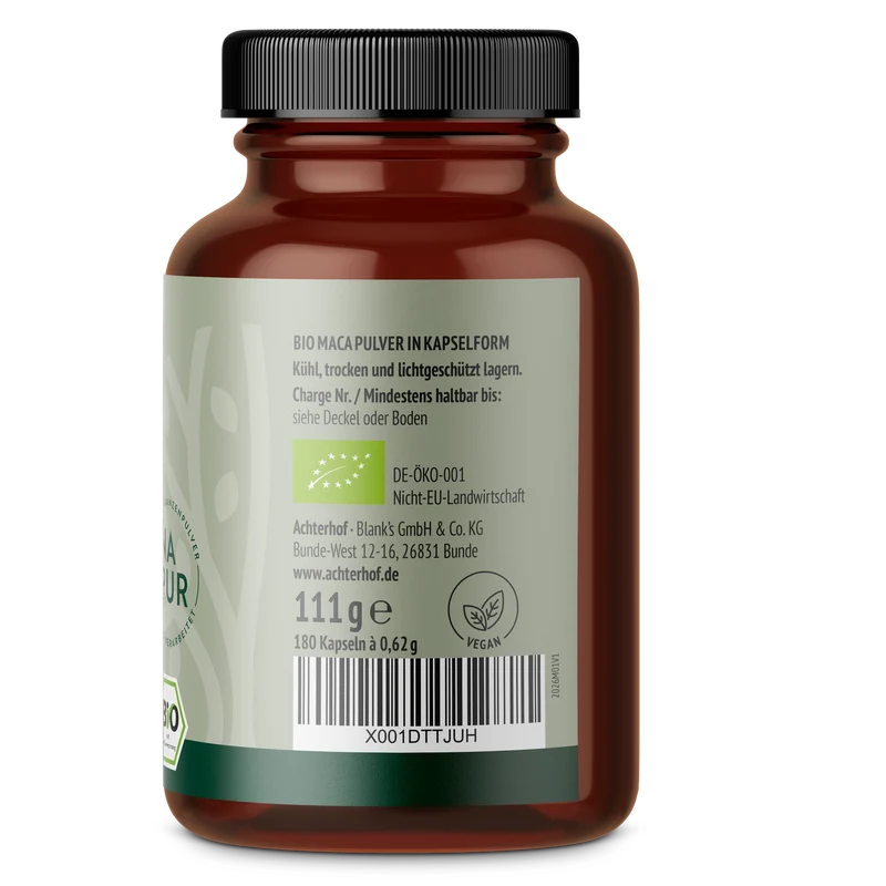 Maca Kapseln Bio (180 Kapseln)