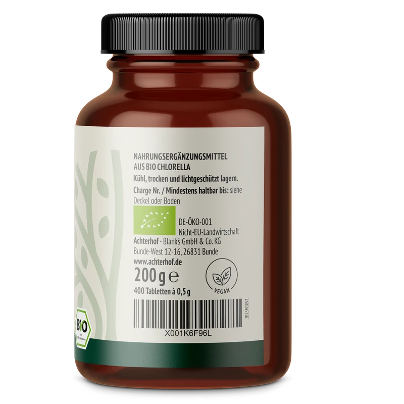 Chlorella & Spirulina Tabletten Bio (400 Tabletten)