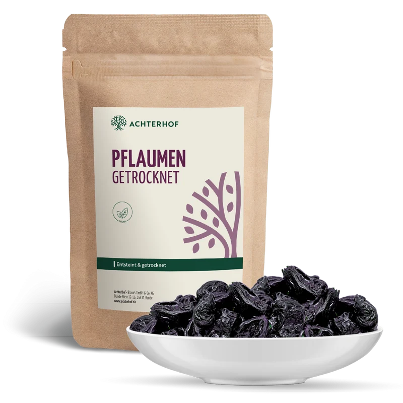 Pflaumen entsteint & getrocknet (1000g)