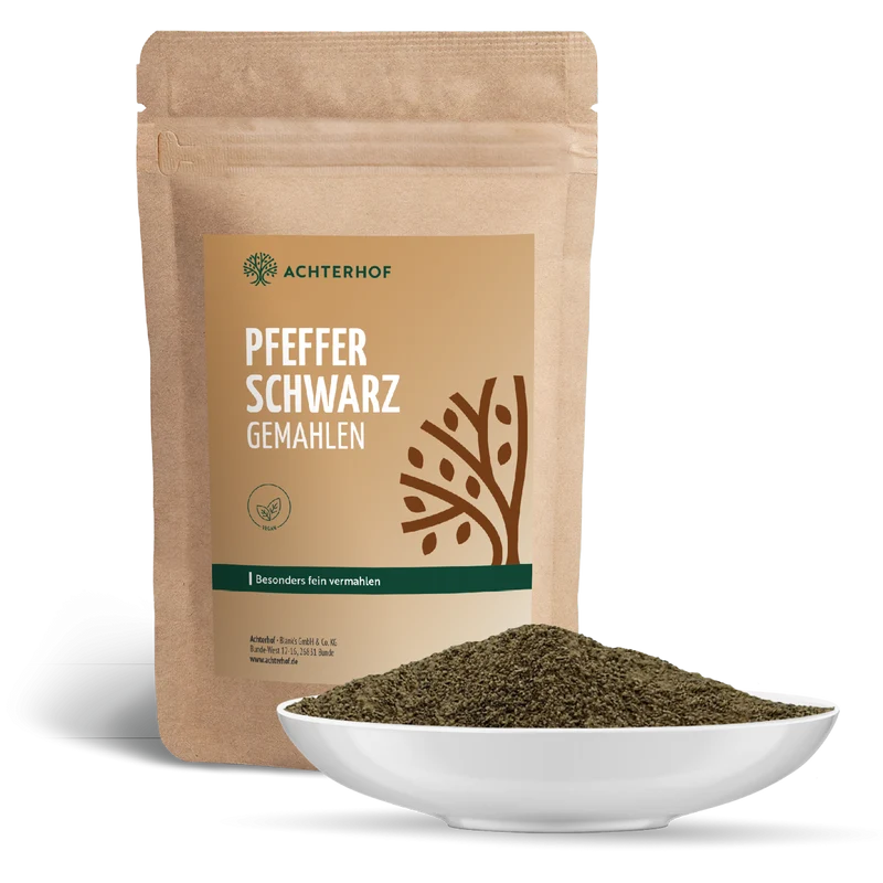 Pfeffer schwarz gemahlen (100g)