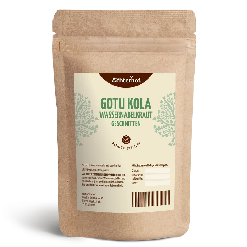 Gotu Kola Wassernabelkraut geschnitten (100g)