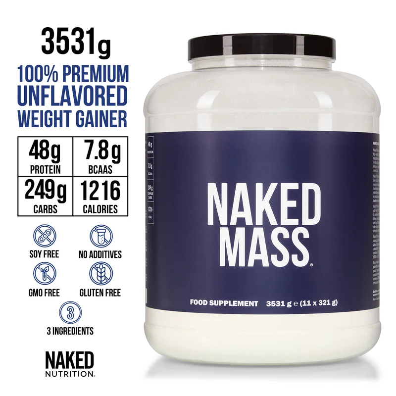 Mass Gainer Protein Supplement | Naked Mass