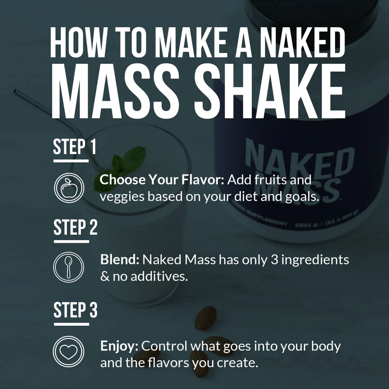 Mass Gainer Protein Supplement | Naked Mass