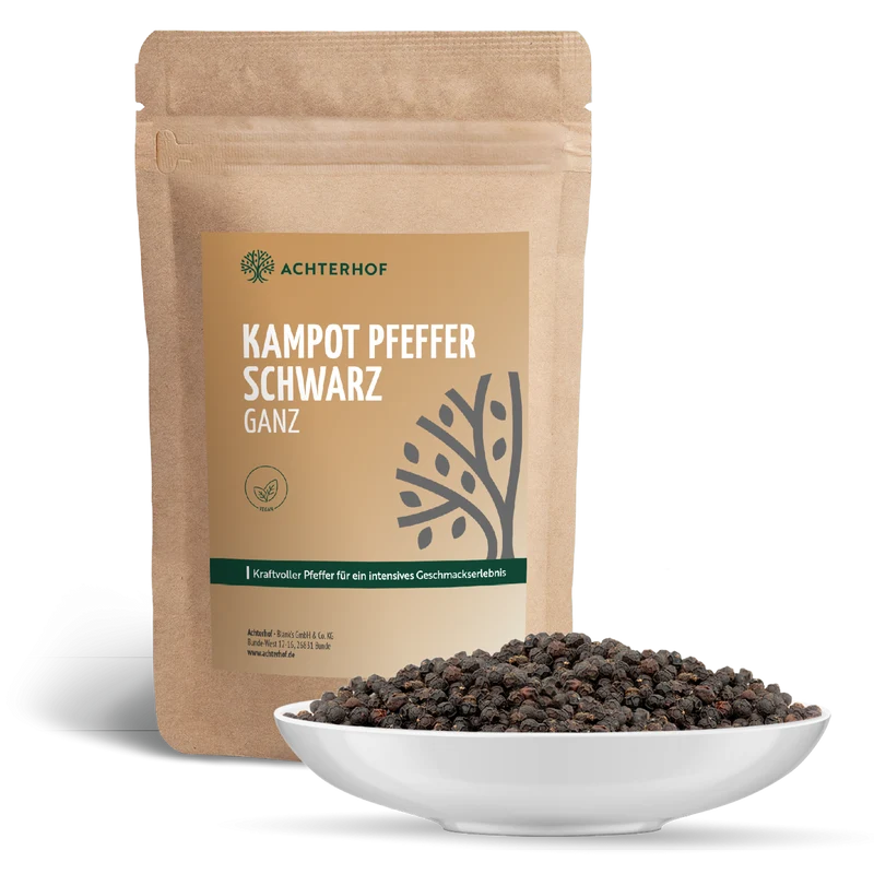 Kampot Pfeffer schwarz ganz (100g)