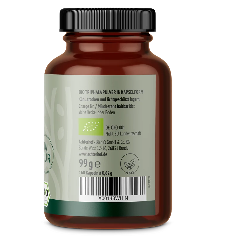 Triphala Kapseln Bio (160 Kapseln)
