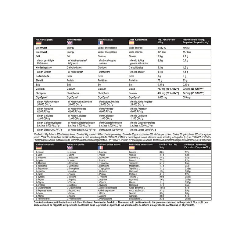 Protein Best Whey + Enzyme 2010 g Natural