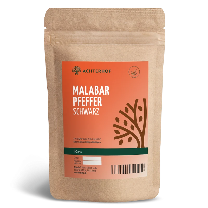 Malabar Pfeffer schwarz ganz (500g)