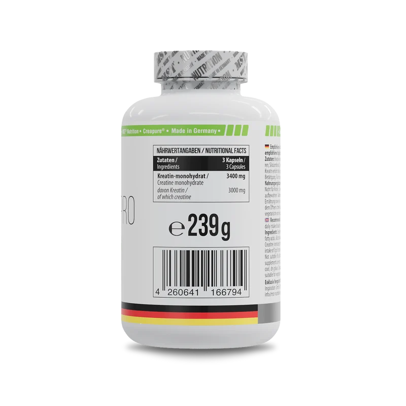 Creatine Pro Creapure® 180 Kapseln