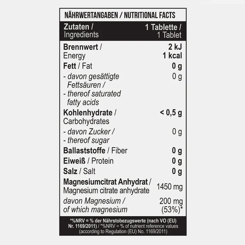 Magnesium Citrat 200 mg 90 Tabletten