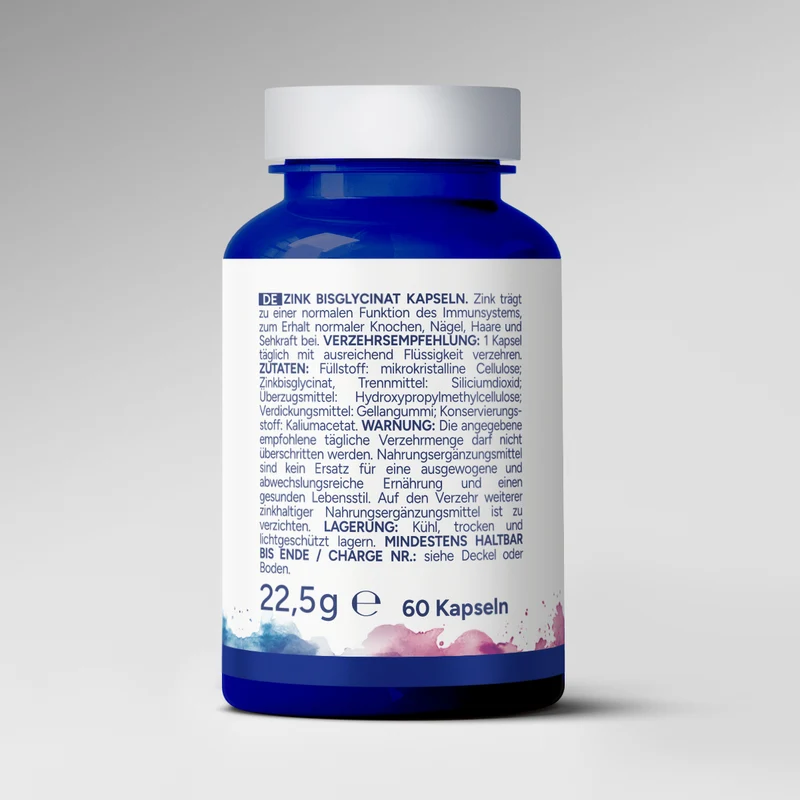 Zink Bisglycinat (60 Kapseln)