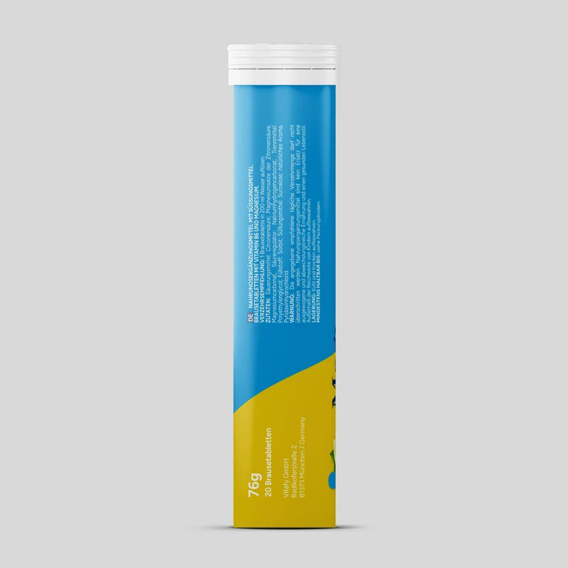 Magnesium + Vitamin B6 - Zitrone (20 Brausetabletten)