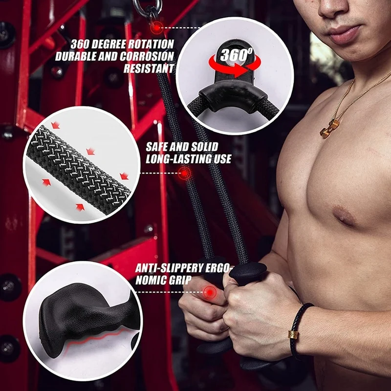 Home-Gym Rope for Push Downs