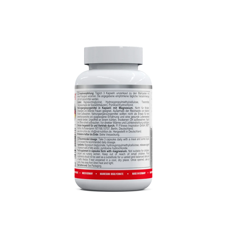 Magnesium Bisglycinate Chelate 90 Kapseln
