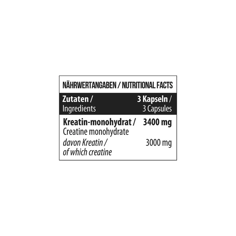 Creatine Monohydrate 300 Kapseln