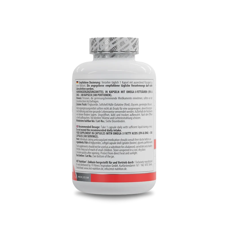 Omega 3 Triglyciride 75% 300 Softgels