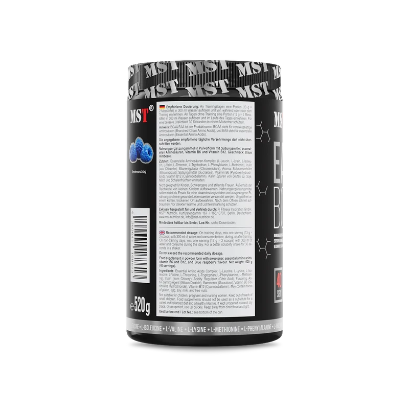 BCAA EAA 520 g Blue raspberry