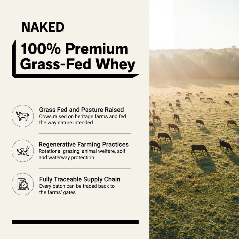 Grass Fed Whey Protein Powder | Naked Whey - 2LB