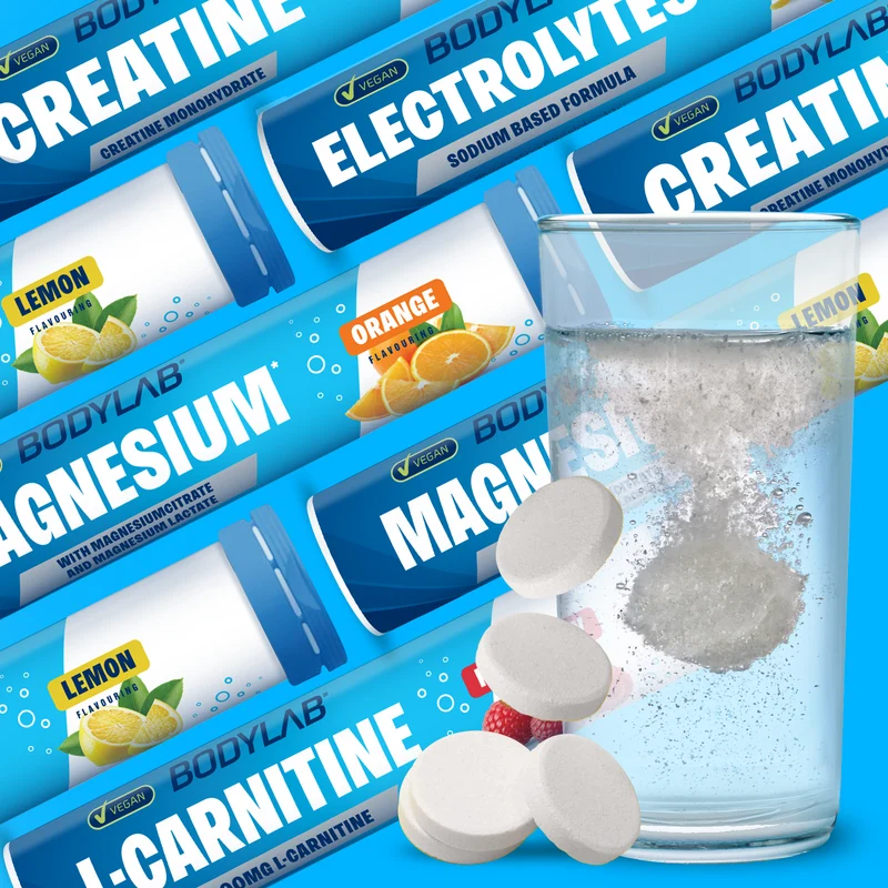 L-Carnitine - 6x 20 Brausetabletten - Raspberry Flavouring