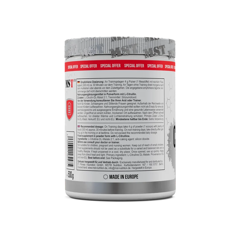 Citrulline Malat 500 g Unflavored