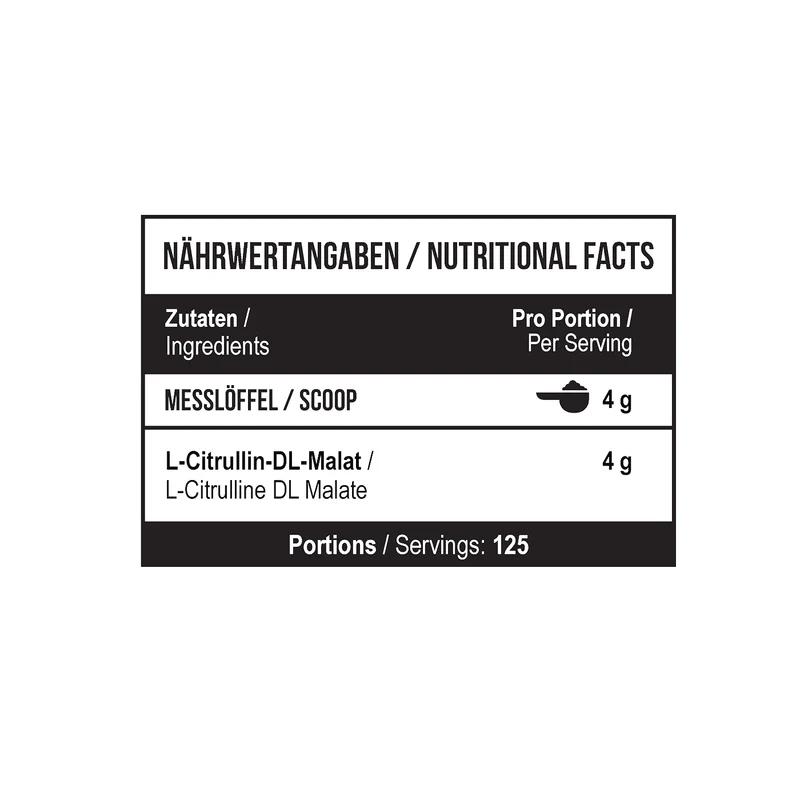 Citrulline Malat 500 g Unflavored