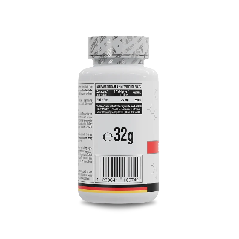 Zinc Chelate Bisglycinate 180 Tabletten