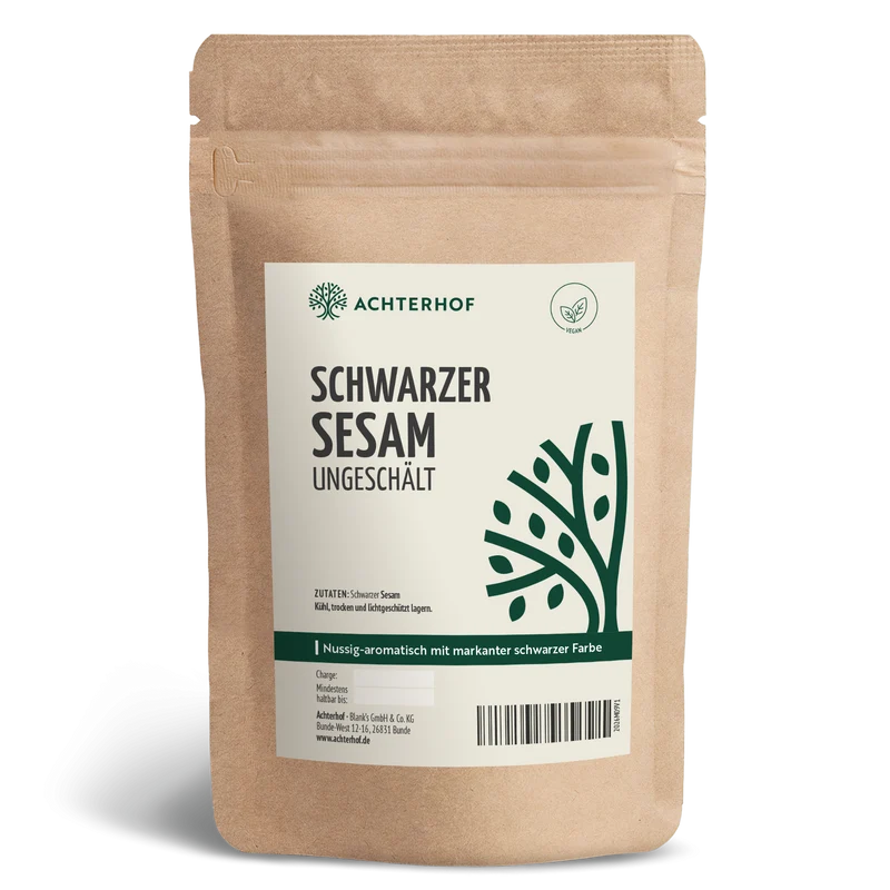 Schwarzer Sesam ungeschält (250g)