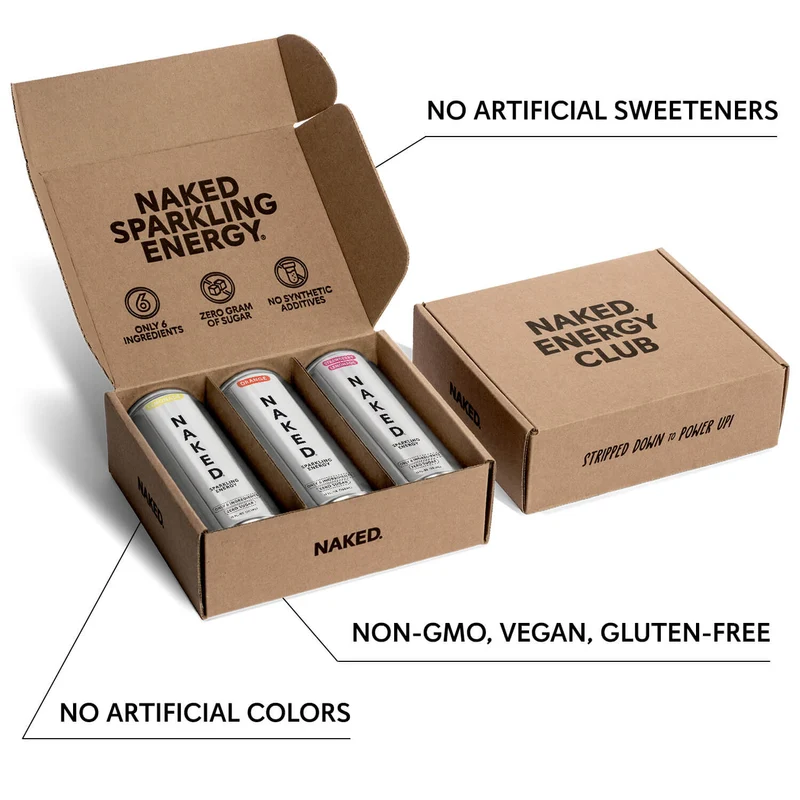 Sparkling Energy Sample Kits | Naked Sparkling Energy Drinks - Sample Kits