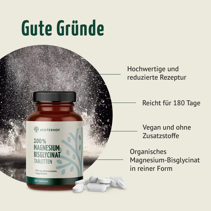 Magnesium Bisglycinat Tabletten (180 Tabletten)