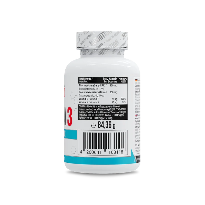 Omega 3 Triglyceride D3 + K2 120 softgels