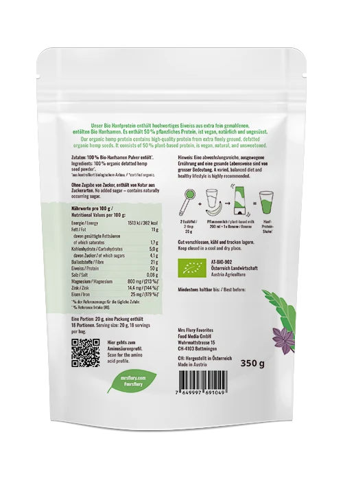 Bio Hanf Protein 350g