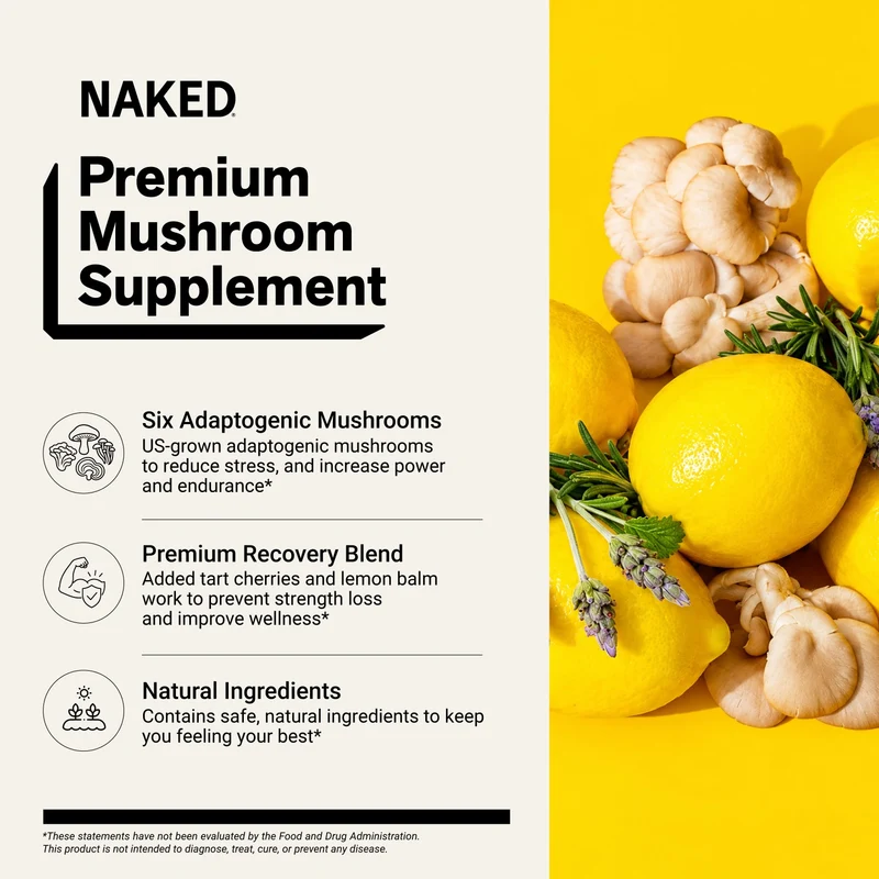 Recovery Mushroom Supplement | Naked Recovery