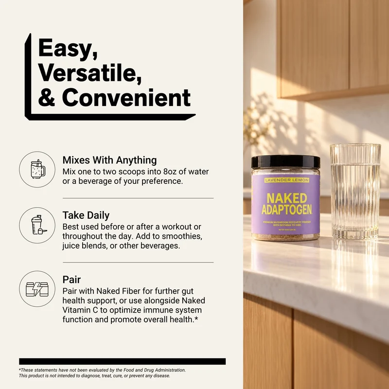 Recovery Mushroom Supplement | Naked Recovery