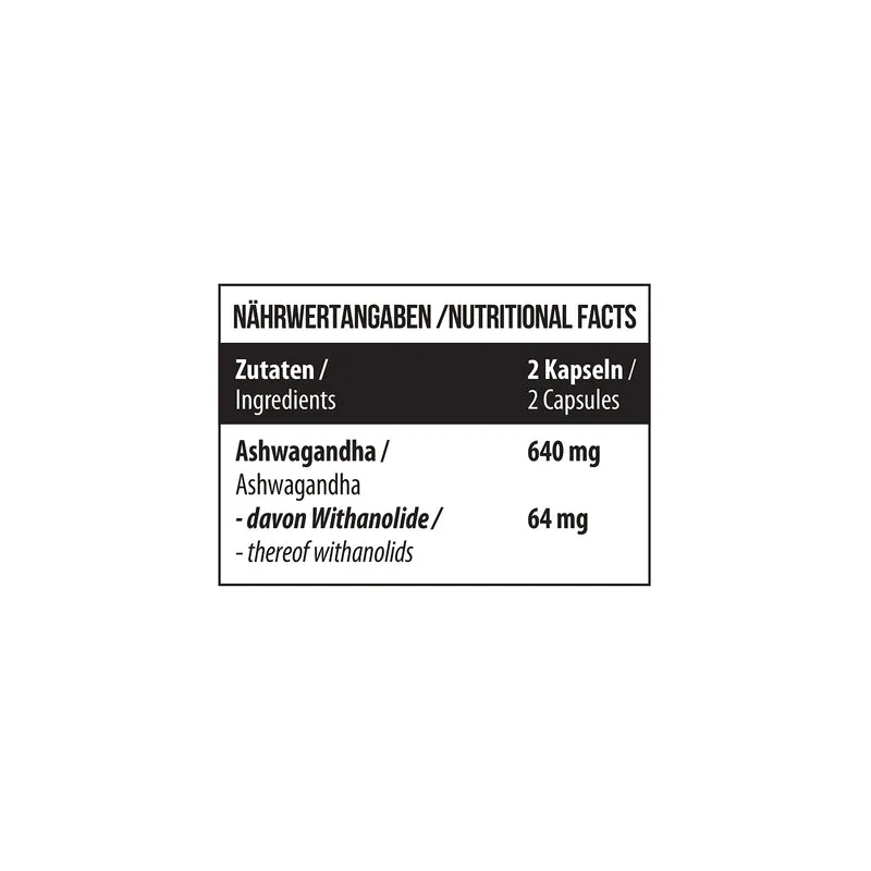 Healthy® Ashwagandha 10% Withanolide 60 Kapseln