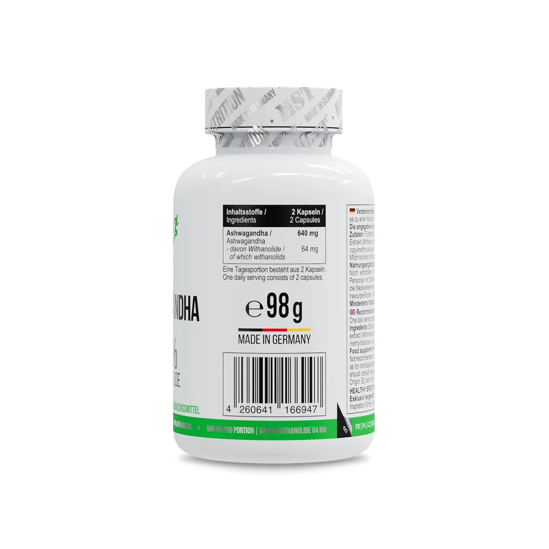 Healthy® Ashwagandha 10%Withanolide 120 Kapseln