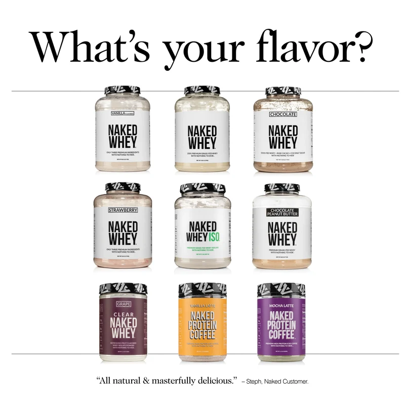 Grass Fed Whey Protein Powder | Naked Whey - 450g