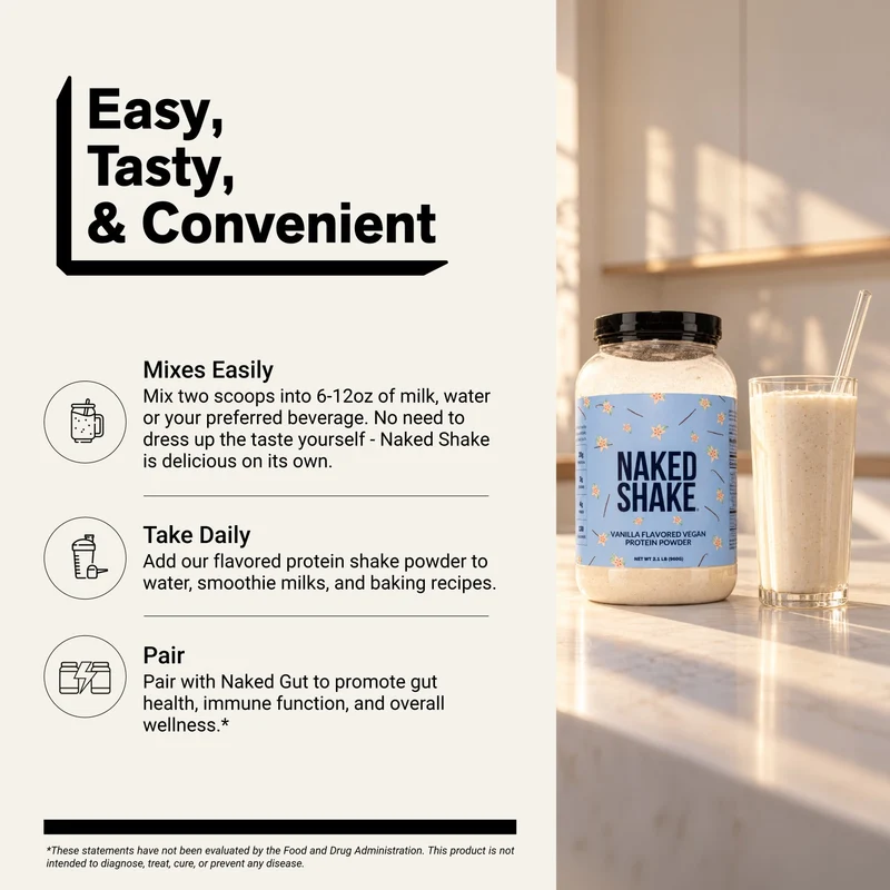 Vanilla Protein Shake | Naked Shake - 30 Servings