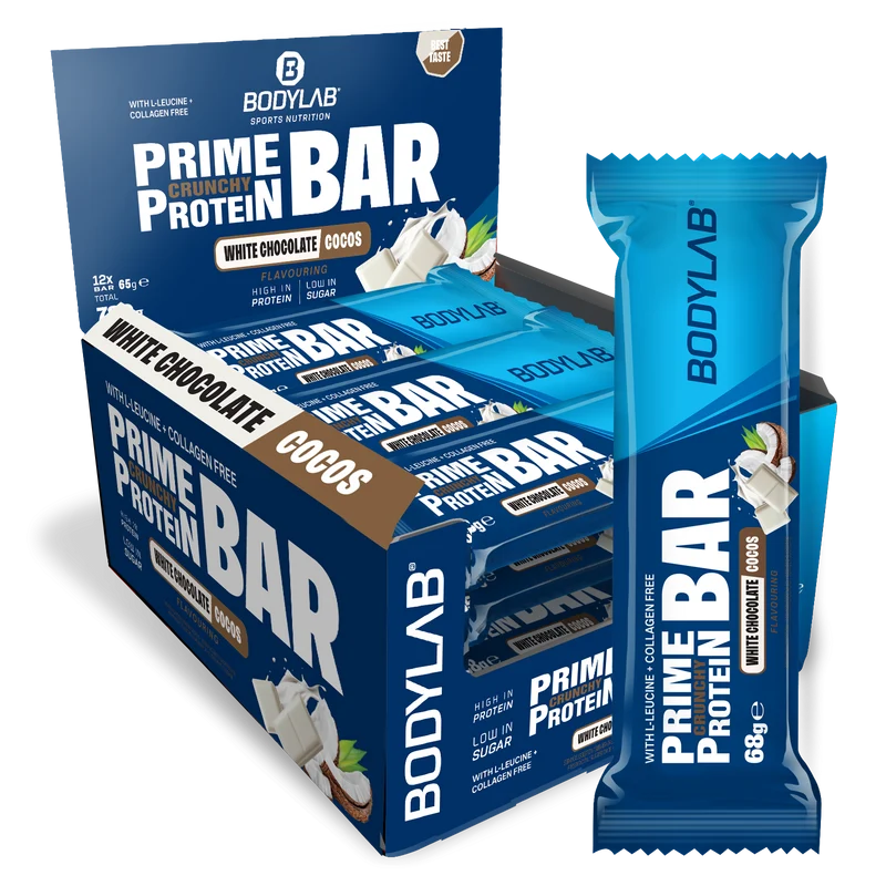 Prime Crunchy Protein Bar - 3g Leucin (12x65g)
