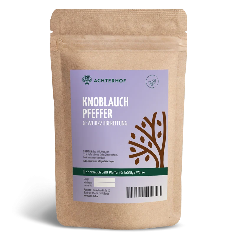 Knoblauchpfeffer Gewürzzubereitung (100g)