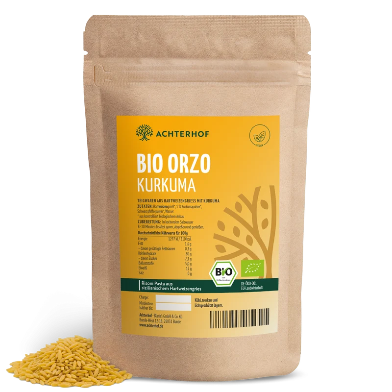 Bio Orzo Kurkuma schwarzer Pfeffer (500g)
